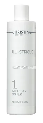 Мицеллярная вода Christina Illustrious Micellar Water шаг 1, осветляющая, против пигментации, профессиональная