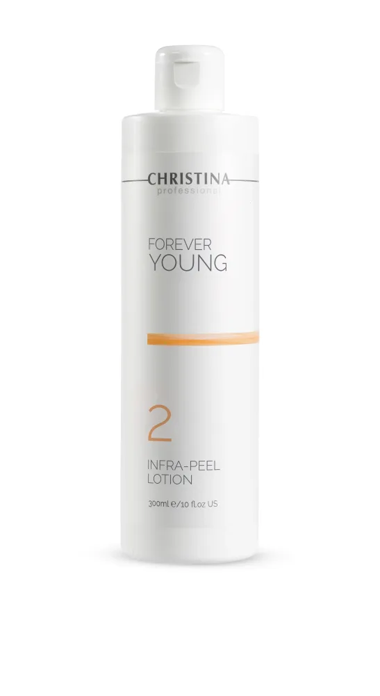 Лосьон для лица Christina Forever Young Infra-Peel Lotion шаг 2, с AHA-кислотами, подготовка к пилингу