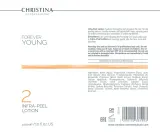 Лосьон для лица Christina Forever Young Infra-Peel Lotion шаг 2, с AHA-кислотами, подготовка к пилингу — фото 2