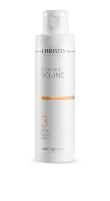Пилинг для лица Christina Forever Young Red Wine Peel шаг 3, с AHA-кислотами и вином, профессиональный