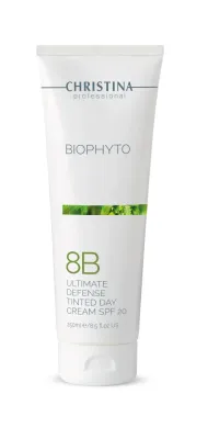 Тонирующий дневной крем для лица Christina BioPhyto Ultimate Defense Tinted Day Cream против покраснений, SPF 20