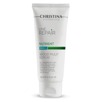 Скраб для лица Christina Line Repair Nutrient Wood Pulp Scrub с древесной целлюлозой, профессиональный