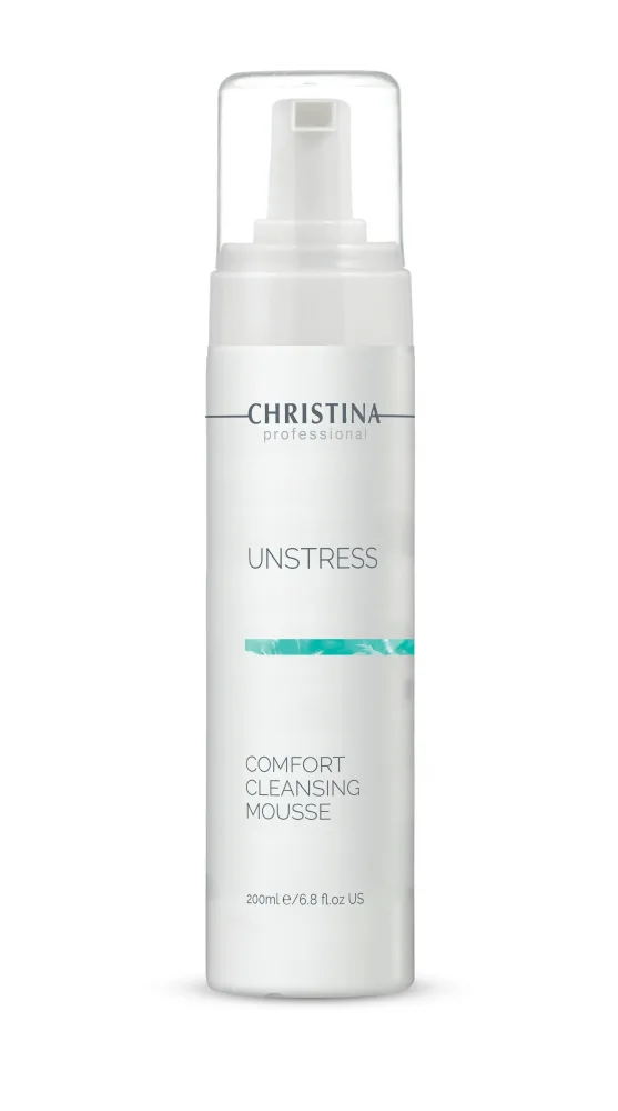 Пенка для умывания Christina Unstress Comfort Cleansing Mousse мягкая, для чувствительной кожи