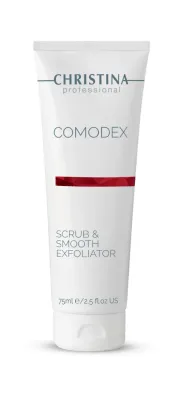 Пилинг для лица Christina Comodex Scrub & Smooth Exfoliator физико-энзимный, с BHA-кислотой, для жирной кожи