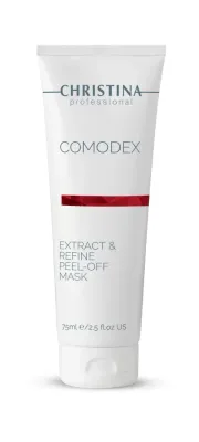 Маска-плёнка для лица Christina Comodex Extract & Refine Peel Off Mask очищает поры, для жирной кожи