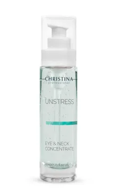 Концентрат для кожи вокруг глаз и шеи Christina Unstress Eye and Neck Concentrate, с пробиотиками