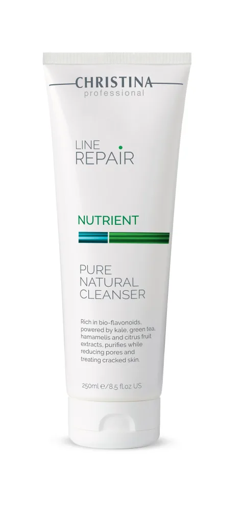 Гель для умывания Christina Line Repair Nutrient Pure Natural Cleanser пенящийся, с кейлом и зелёным чаем