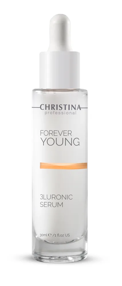 Сыворотка для лица и шеи Christina Forever Young 3Luronic Serum, увлажняющая, с гиалуроновой кислотой