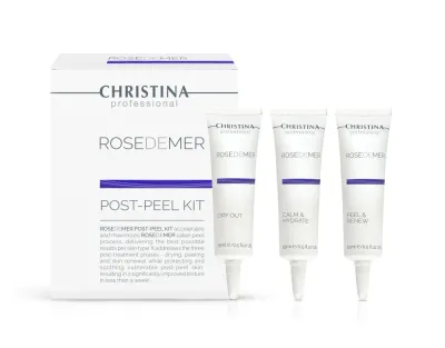 Набор для ухода после пилинга Christina Rose de Mer Post Peeling Kit, 3 средства по 15 мл