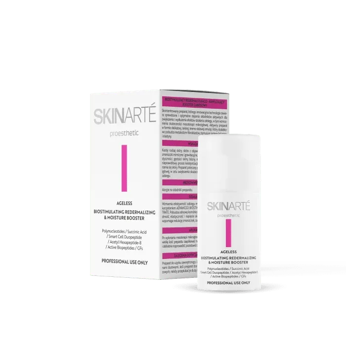 Бустер для кожи SkinArte Ageless Biostimulating Redermalizing & Moisture Booster, увлажняющий, профессиональный, 15 мл