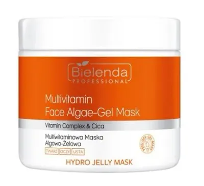 Альгинатная маска для лица Bielenda Hydro Jelly Mask мультивитаминная, для сияния, для чувствительной кожи, 190 г