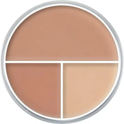 Палетка тональных основ Kryolan Ultra Foundation, 3 оттенка, оттенок 1 9013