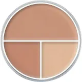 Палетка тональных основ Kryolan Ultra Foundation, 3 оттенка, оттенок 3 9013 — фото 1