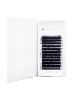 Ресницы для наращивания Wonder Lashes Golden Line, для объёма, изгиб D, 0,05 мм, микс длин