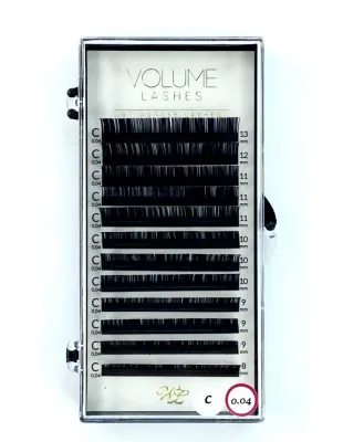 Ресницы для наращивания Wonder Lashes Volume, шёлковые, устойчивые к деформации, оттенок D 0,10 DŁ.8