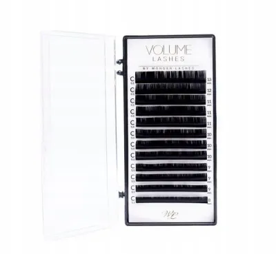 Ресницы для наращивания Wonder Lashes Volume, шёлковые, устойчивые к деформации, оттенок C 0,07 DŁ.13