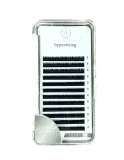 Ресницы для наращивания Secret Lashes Hypnotizing, мягкие, натуральный чёрный, разные изгибы и длины, оттенок C 0.10 DŁ.8 — фото 1
