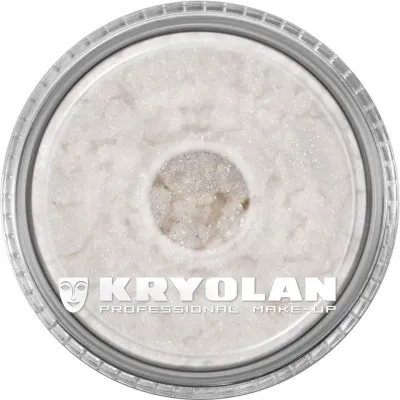 Пудра Kryolan Glamour Sparks мерцающая, для лица и тела, оттенок Silver, 3 г