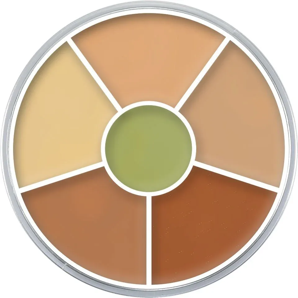 Палетка корректоров Kryolan Concealer Circle, 6 оттенков, оттенок 5 9086