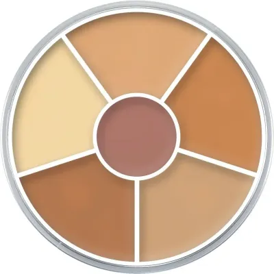 Палетка корректоров Kryolan Concealer Circle, 6 оттенков, оттенок 2 9086
