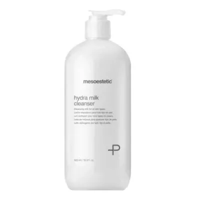 Молочко для снятия макияжа Mesoestetic Hydra Milk Cleanser, с ромашковым маслом, 500 мл