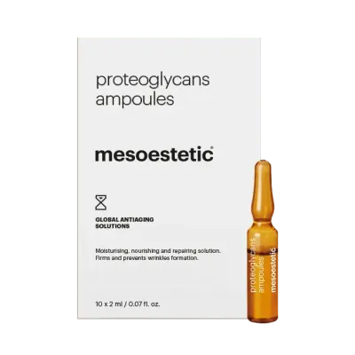 Ампулы для лица Mesoestetic с протеогликанами, 10 x 2 мл
