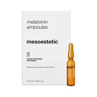 Ампулы для лица Mesoestetic с мелатонином, 10 x 2 мл