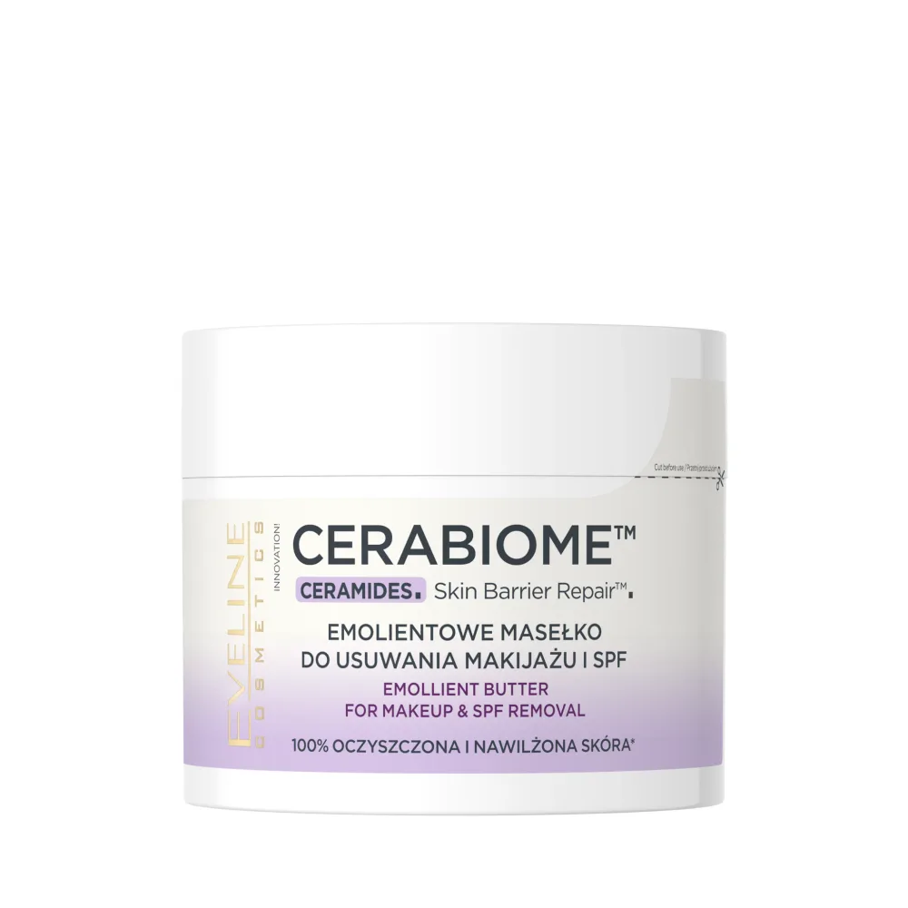 Бальзам для снятия макияжа Cerabiome эмолентный, растворяет макияж и SPF