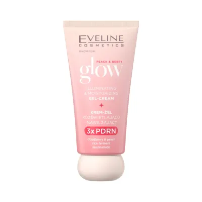 Крем-гель для лица Peach & Berry Glow увлажняющий, для сияния, с PDRN и ниацинамидом