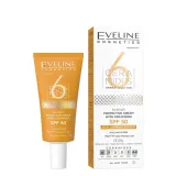 Солнцезащитный крем для лица Eveline Cosmetics 6 Ceramides SPF 50, с керамидами, для сухой кожи, 30 мл — фото 1
