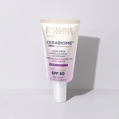 Крем для лица Cerabiome увлажняющий, защитный, лёгкий, SPF 50