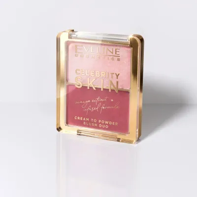 Кремовые румяна Eveline Cosmetics Celebrity Skin дуэт, 01 Soft Harmony, 8 г