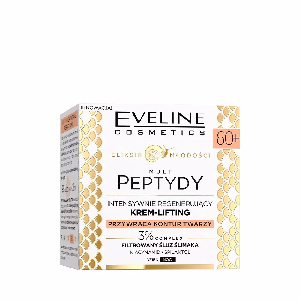 Крем-лифтинг для лица Eveline Cosmetics Eliksir Mlodosci 60+ восстанавливающий, 50 мл