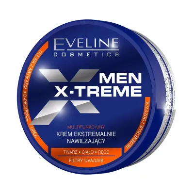 Крем для лица, тела и рук Eveline Men X-Treme увлажняющий, для мужчин, 200 мл