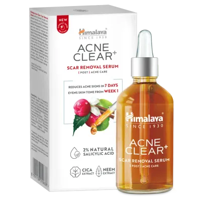 Сыворотка для лица Himalaya Acne Clear+ Scar Removal Serum, против следов акне, сужающая поры