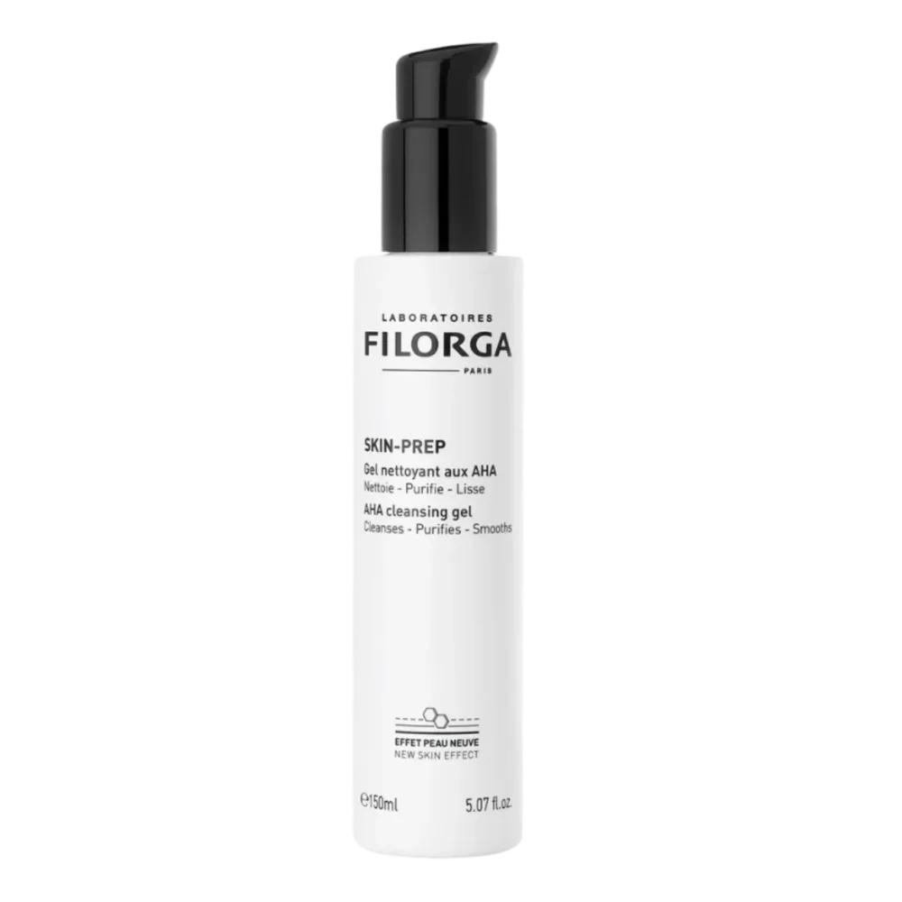 Гель для умывания Filorga Skin-Prep AHA Cleansing Gel с AHA-кислотами, для комбинированной и жирной кожи, 150 мл