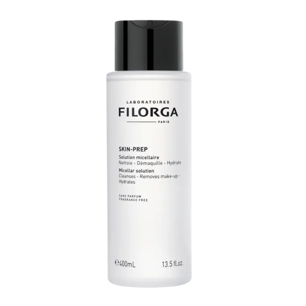 Мицеллярная вода Filorga Skin-Prep Micellar Solution для очищения и снятия макияжа, для чувствительной кожи, 400 мл