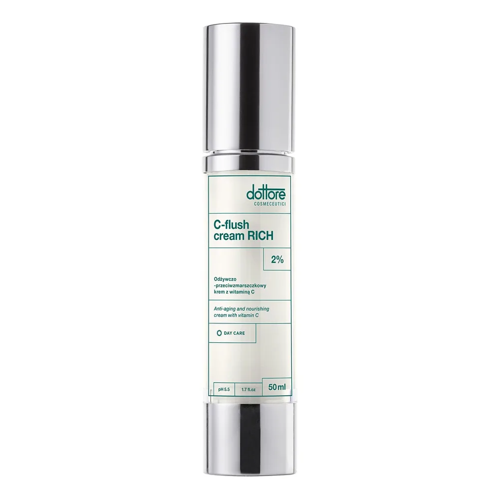 Крем для лица Dottore C-Flush Cream Rich против морщин, с витамином C 2%, 50 мл