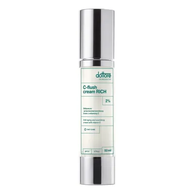 Крем для лица Dottore C-Flush Cream Rich против морщин, с витамином C 2%, 50 мл