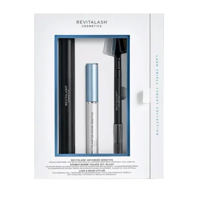 Набор для ресниц RevitaLash Lash Triple Threat, уход и макияж для чувствительных глаз