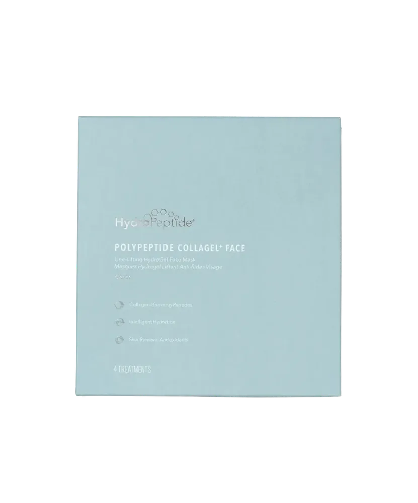 Гидрогелевая маска для лица HydroPeptide PolyPeptide Collagel+ Face Mask лифтинговая, 4 процедуры