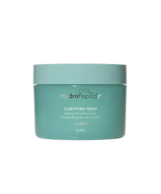 Пэды для лица HydroPeptide Clarifying Toner Pads с молочной и азелаиновой кислотами, для жирной кожи, 60 шт