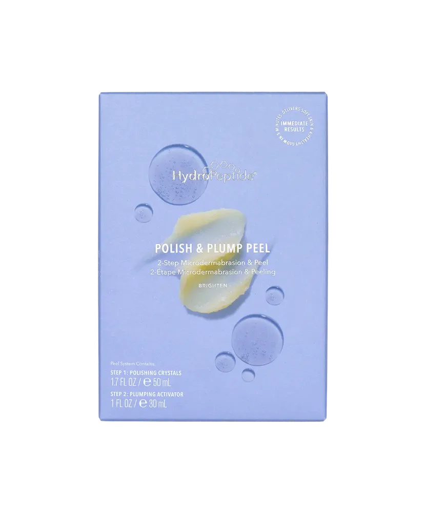 Пилинг для лица HydroPeptide Polish & Plump Face Peel двухэтапный, с микродермабразией