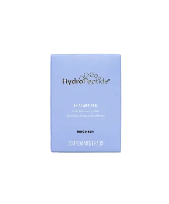 Пэды для лица HydroPeptide 5X Power Peel энзимно-кислотные, для ежедневного отшелушивания, 30 саше