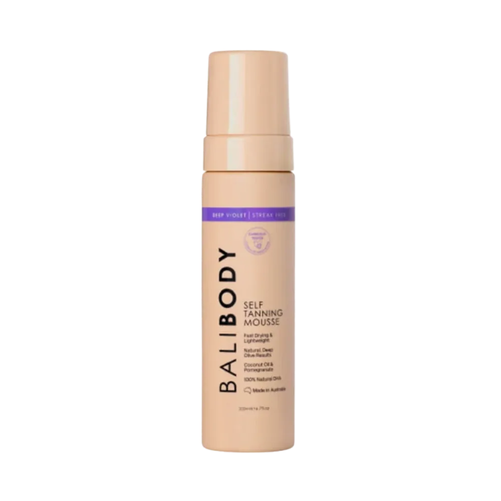 Пенка-автозагар Bali Body Self Tan Mousse Deep Violet, на фиолетовой основе, 200 мл