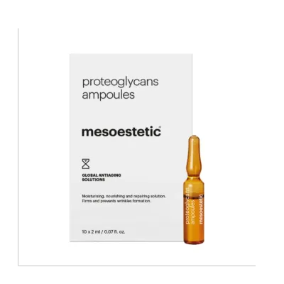 Ампулы для лица Mesoestetic Proteoglycans, увлажняющие, с эффектом наполнения, 10 x 2 мл