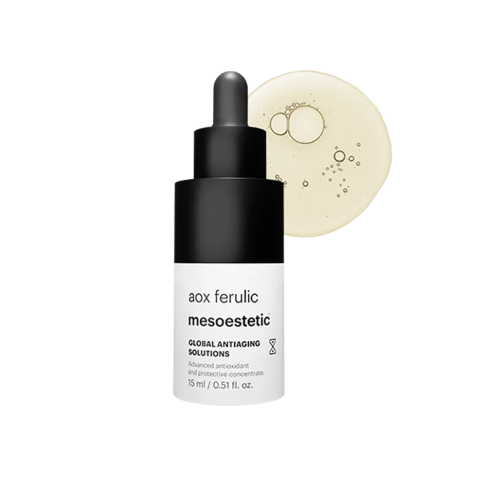 Сыворотка для лица Mesoestetic AOX Ferulic, антиоксидантная, с витамином C и феруловой кислотой, 15 мл