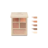 Палетка теней Dermomedica Eyeshadow Palette Natural Soft нейтральные оттенки — фото 2
