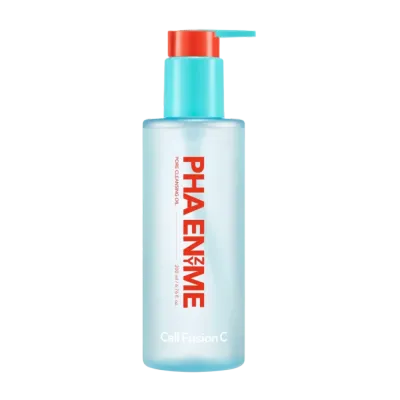 Гидрофильное масло Cell Fusion C PHA Enzyme Pore Cleansing Oil энзимное, с папаином и PHA-кислотой, 200 мл