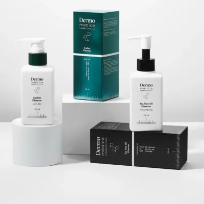 Набор Dermomedica гидрофильное масло Tea Tree Oil Cleanser и гель Azelaic Cleanser, для кожи с акне, 150 мл